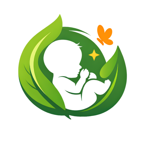 bébévert — logo blanc